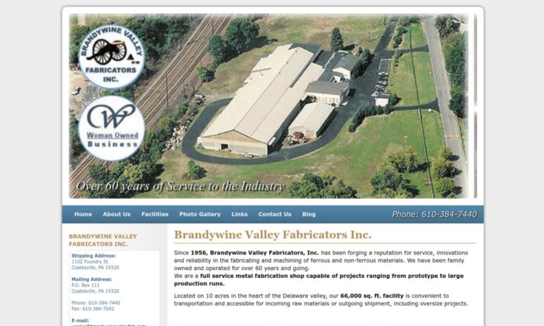 Brandywine Valley Fabricators, Inc.